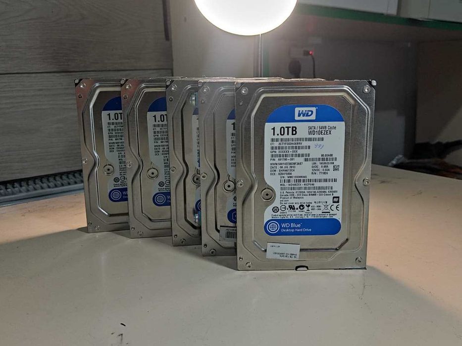 жесткие диски 1 ТБ в отличном состоянии HDD 1 TB терабайт