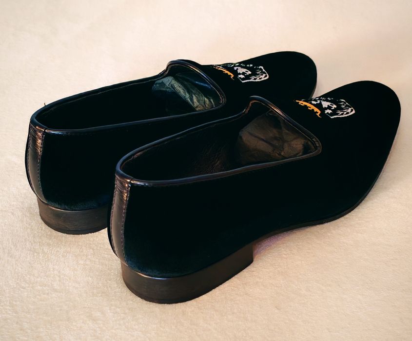 Mocasini loafer unisex catifea 40
