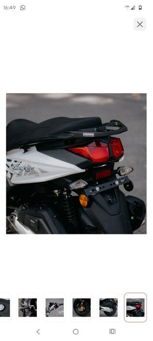 Скутер самурай белый цвет.