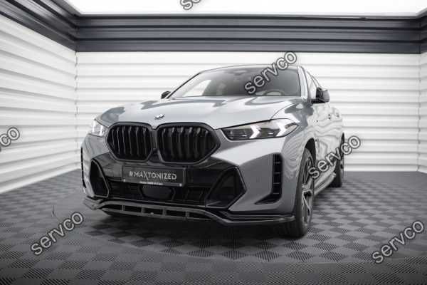 prelungire lip bara fata BMW X6 G06 2023- v4 Maxton Design