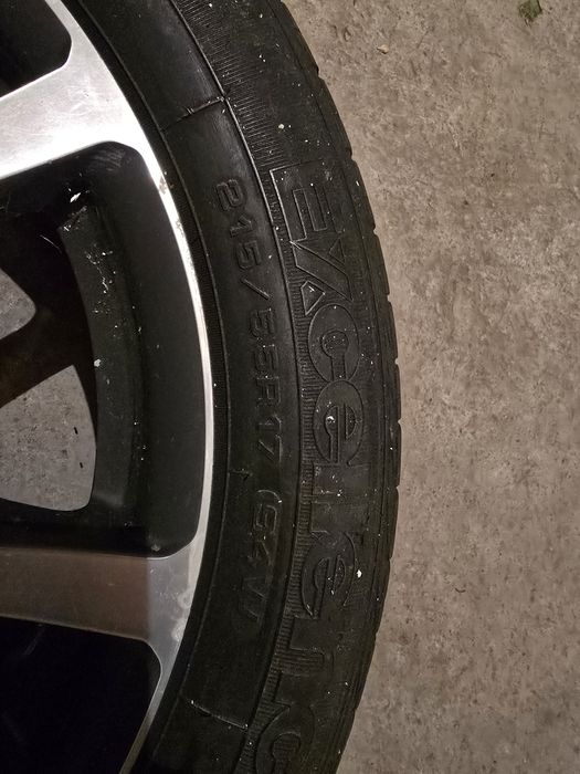 Титановый диск с летней резиной