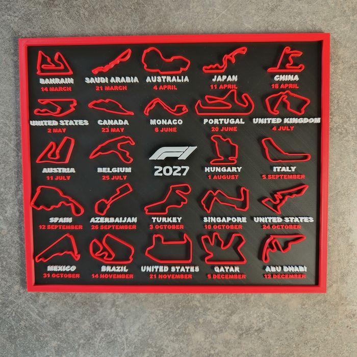 Formula 1 2027 календар
