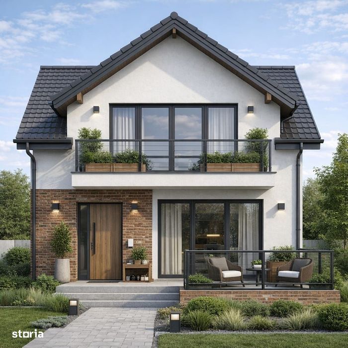 Casă nouă 3 dormitoare | 102 mp utili | Teren 372 mp | Westfield Arad