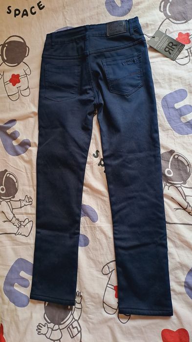 Джинсы утеплённые на мальчика 11-12лет