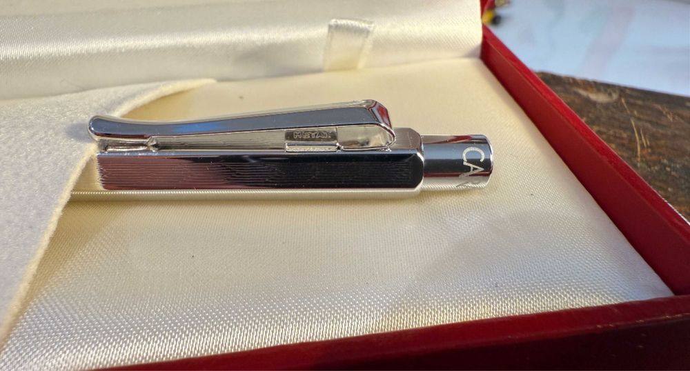 Pix argintat Caran D'ache nou in cutie