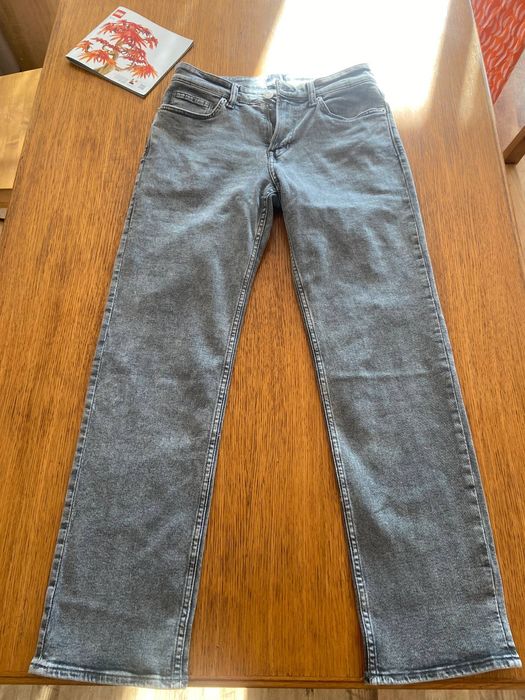 Дънки hm сиви 30/32