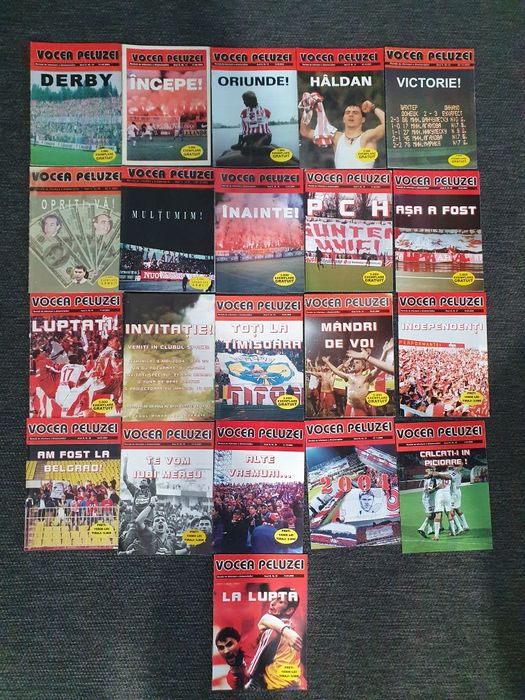 Colectie reviste Vocea Peluzei, PCH, ULTRAS