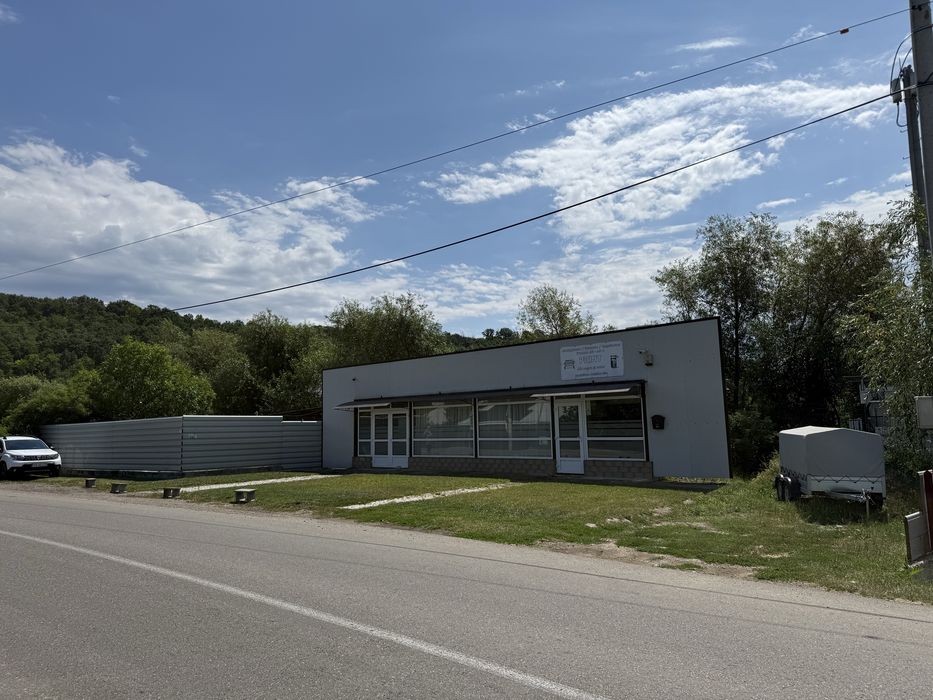 Spațiu comercial 75 mp + teren 600 mp | Curte amenajată | Muntenii de Jos, Str. Gării nr. 3