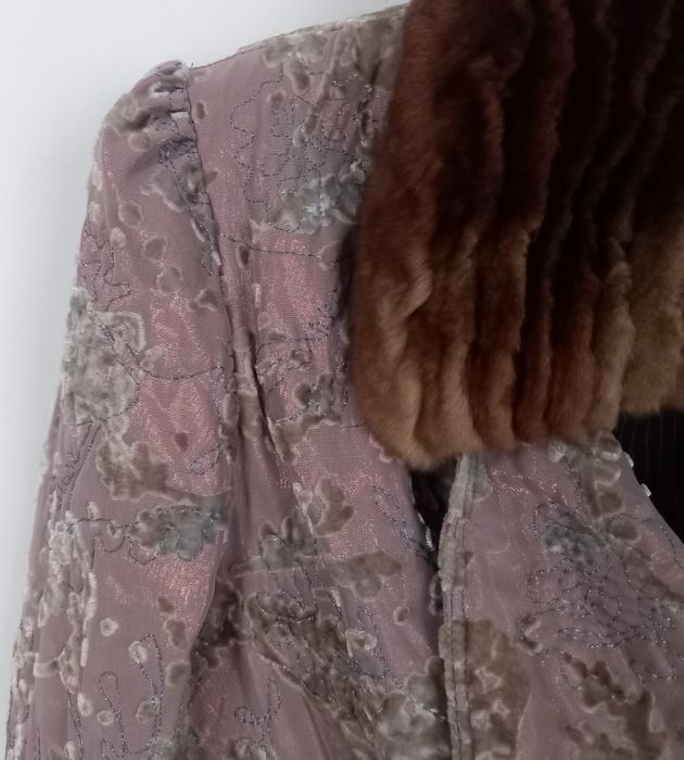 Sacou Blumarine XS guler chinchilla
