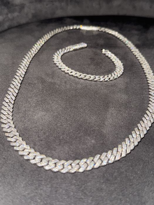 Cuban argint S925 Moissanite
