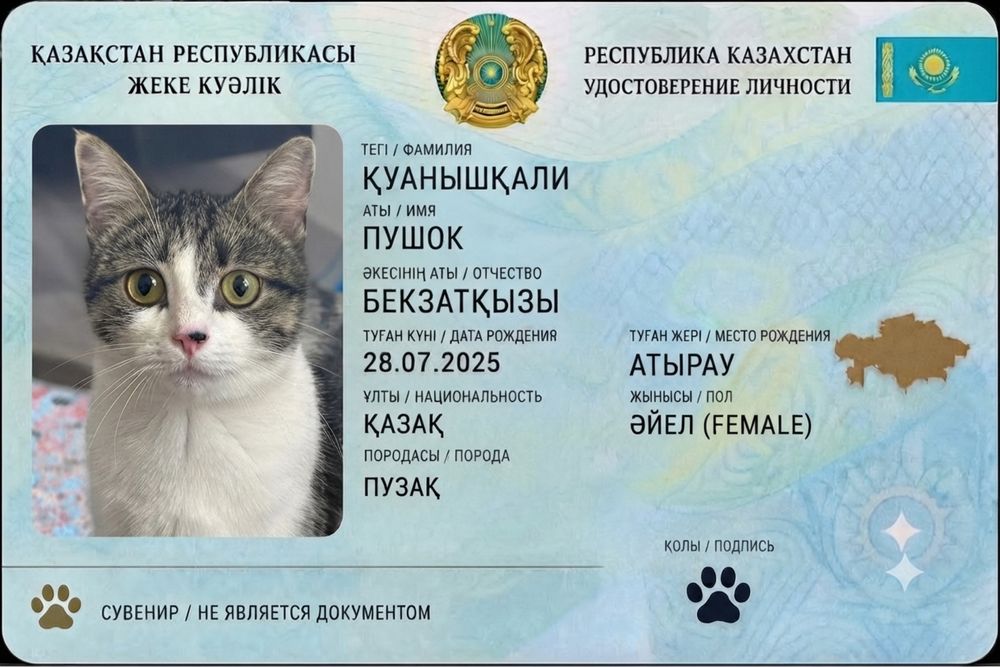 Бесплатно отдадим кошку