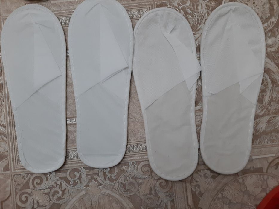 Одноразовые тапочки 2 штуки