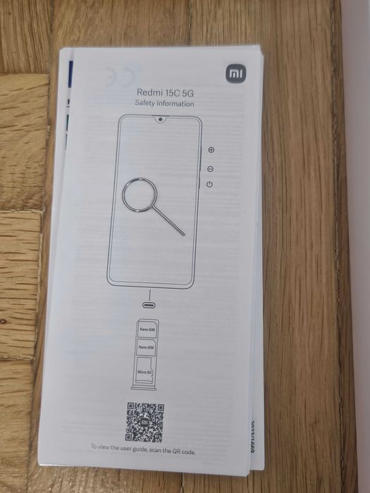 Redmi 15c 128gb 8GB RAM Чисто нов! Два кейса и протектор.