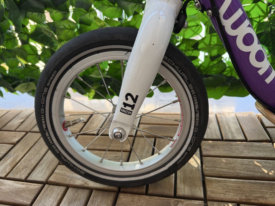 Vand bicicleta Woom 1 cu suport picioare original