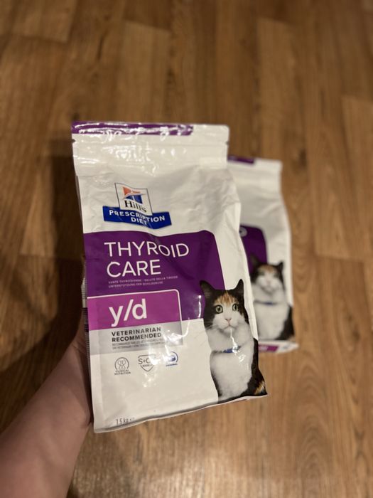 Корм для кошек Hills Y/D Thyroid Care новый