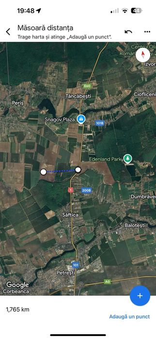 Vânzare teren extravilan arabil - Tâncăbești, comuna Snagov