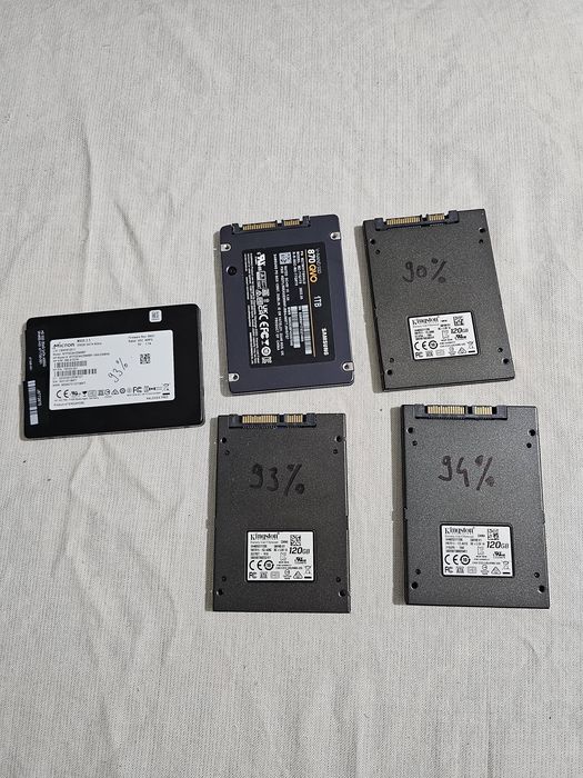 SSD 2.5" Samsung Kingston Micron