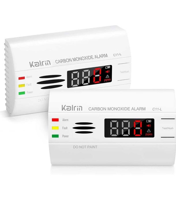 Аларма за въглероден окис Kalrin с дигитален светодиоден дисплей