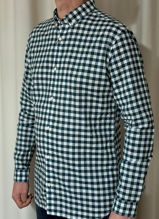 Мъжка риза каре Jack & Jones Premium Slim Fit, размер - L.