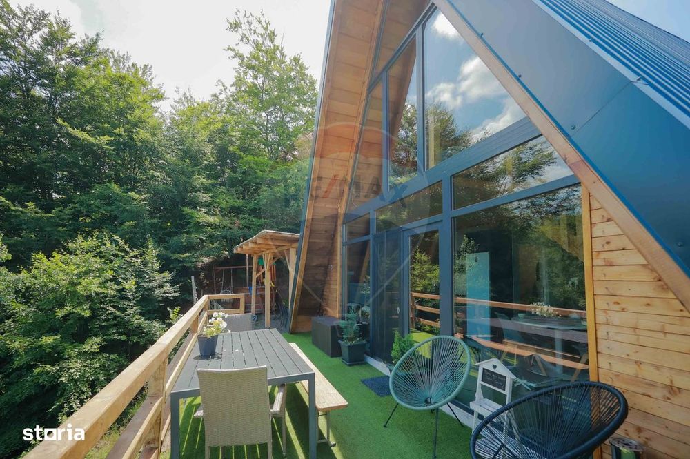 Cabană A-frame, Damiș, Bratca, Afacere la cheie De Vânzare
