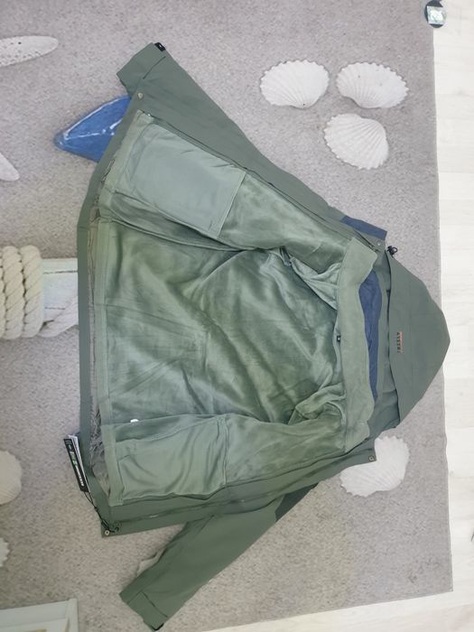 Мужская куртка Jeep Spirit 3в1 (ветровка+флисовая подкладка) размер М