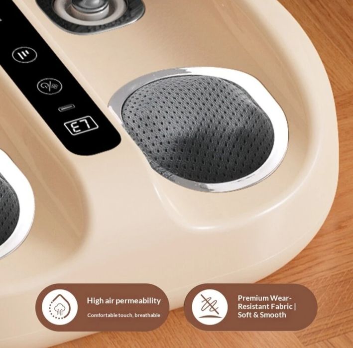 массажер для ног с тепловой терапией,shiatsu, разминанием и вибр