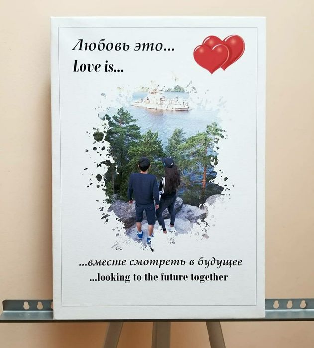 Подарочные постеры, на холсте, в рамках