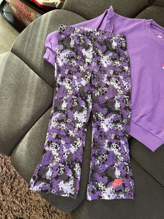 Nike детски суитшърт с принт и панталон - 2 части