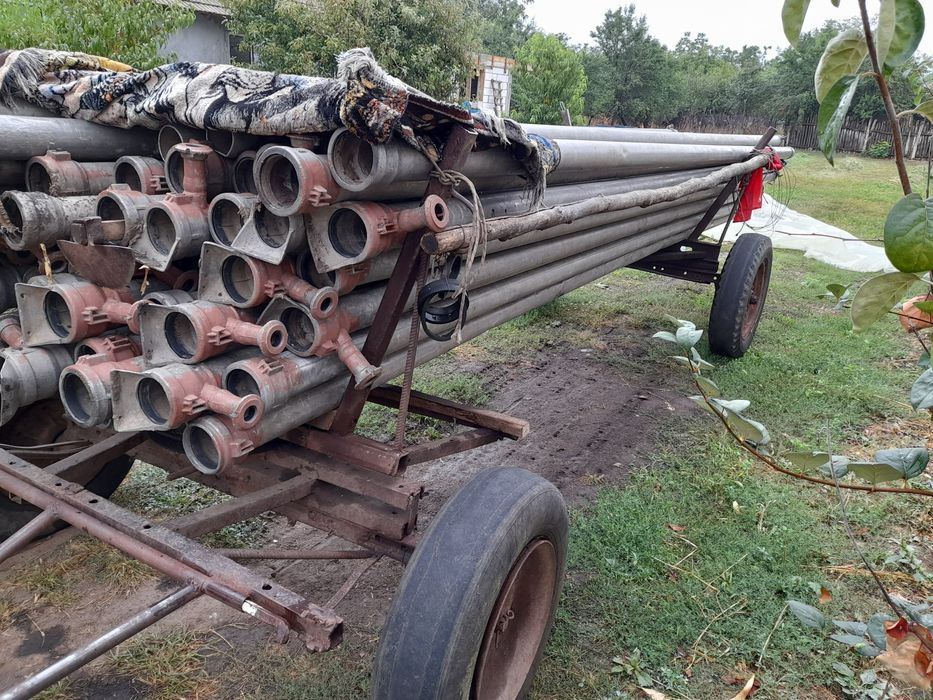 Coloana tevi aluminiu,  generator,  remorca,  olt