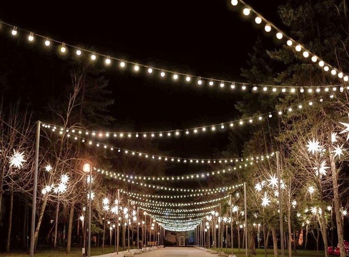 Ретро гирлянды для украшения, фасадные освещение, доставка установка