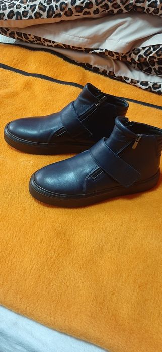 Ghete botine barbati the zeus piele NOI captusiti marime 41