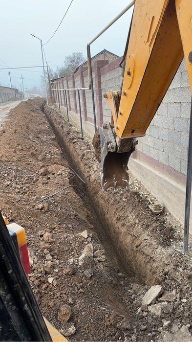 Услуга экскаватор погрузчик 3в1 Jcb Cat