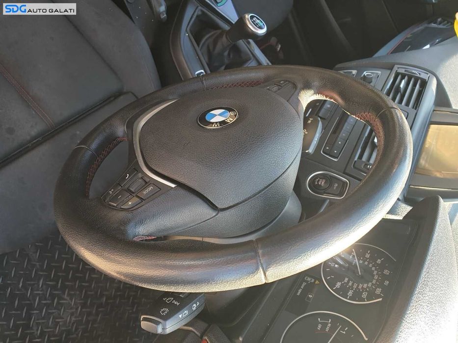 Volan Piele 3 Spite cu Comenzi FARA Airbag BMW Seria 3 F30 F31 F34 2011 - 2019 [C9512]