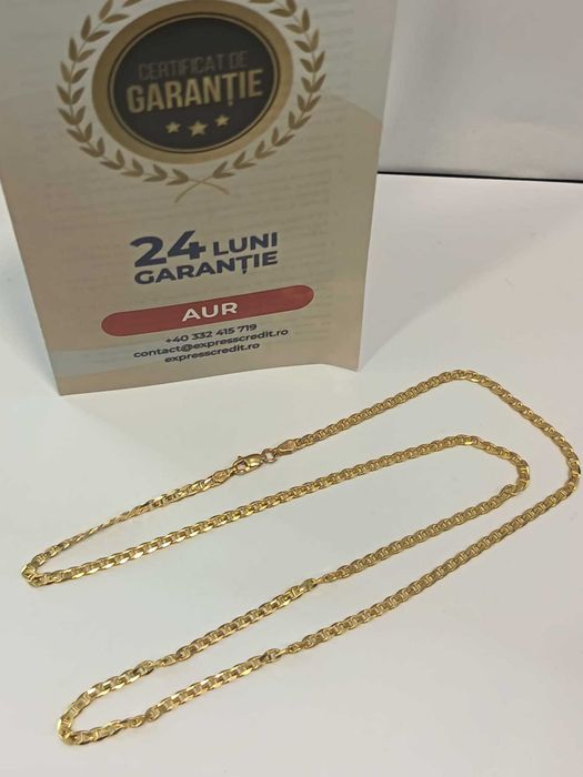 (AG41) Lant aur, 14K b4078.2.43 Certificat de garantie