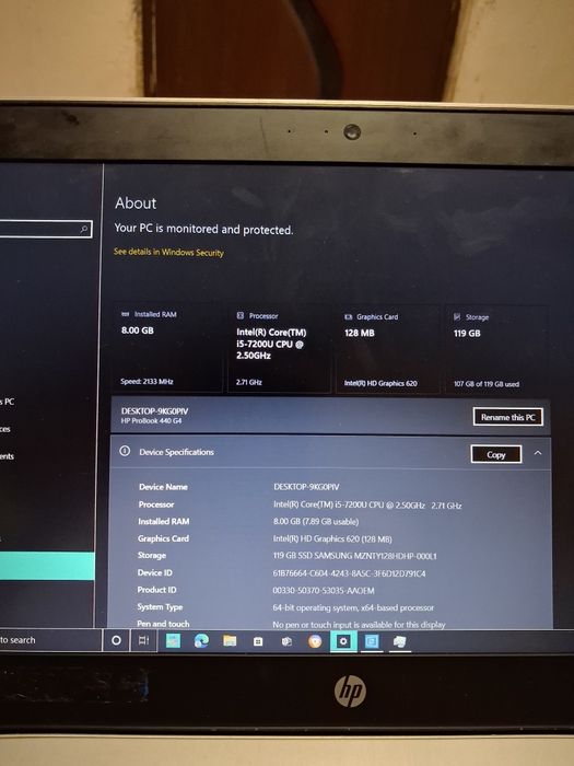 Vand laptop hp ProBook 440G4