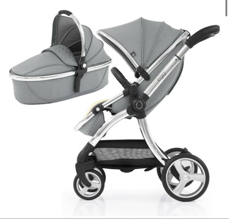 Бебешка количка Egg2 3 в 1 + столче за кола+изофикс+зимен/летен кош