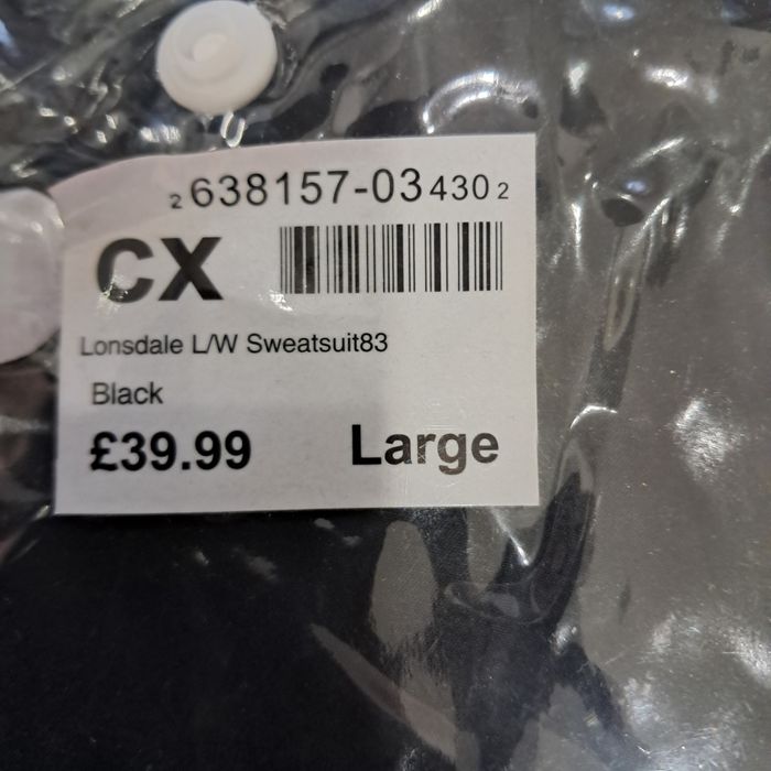 Мъжки спортен екип Lonsdale Lightweight, размер - L