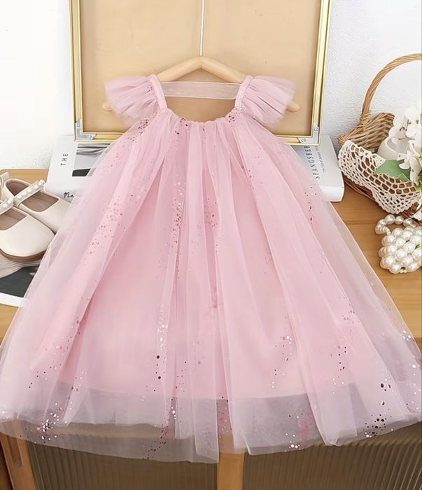 Блестяща рокля с тюл, 120 см