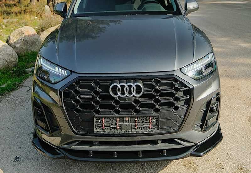 Преден лип спойлер за Ауди SQ5 / Audi Q5 lip spoiler / добавка за предна броня / нож