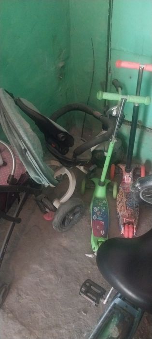 Самакат және детский велосипед