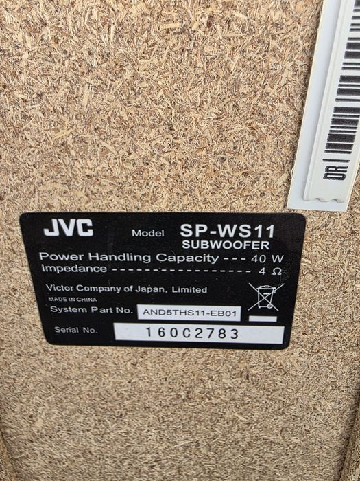 Vand subwoofer JVC si subwoofer Eltax