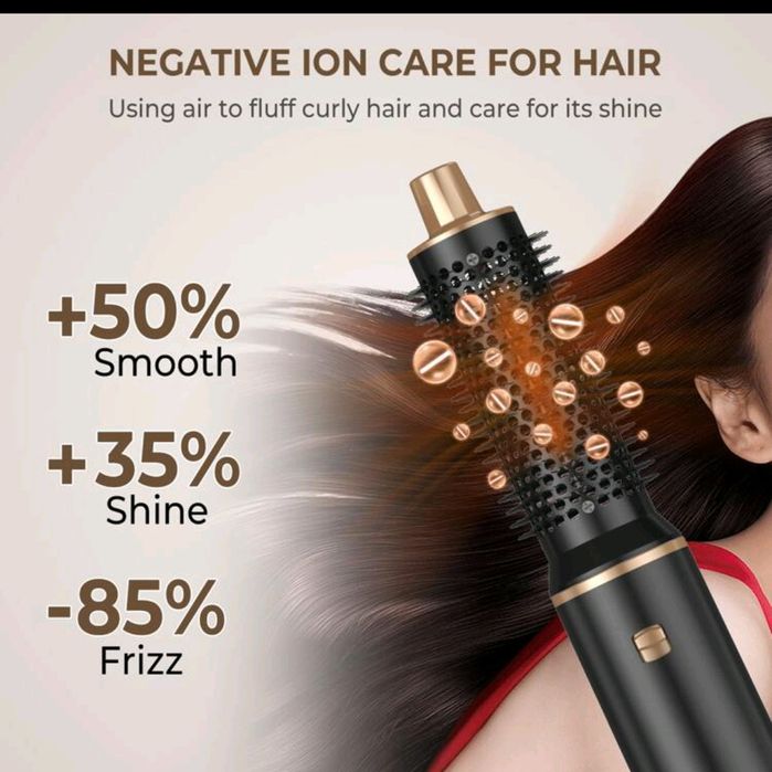 5-в-1 Мултифункционален Сешоар – Вашият Персонален Фризьор у Дома!