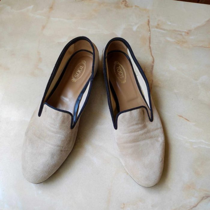 Tods лоуфъри естествена кожа