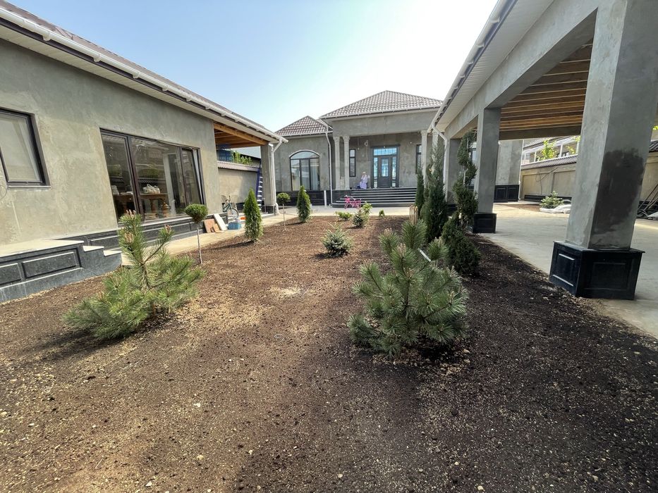 Газон,автополив,ландшафт