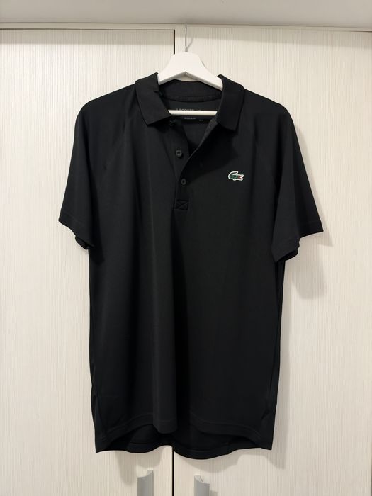 Tricou polo Lacoste Sport Ultra Dry M negru