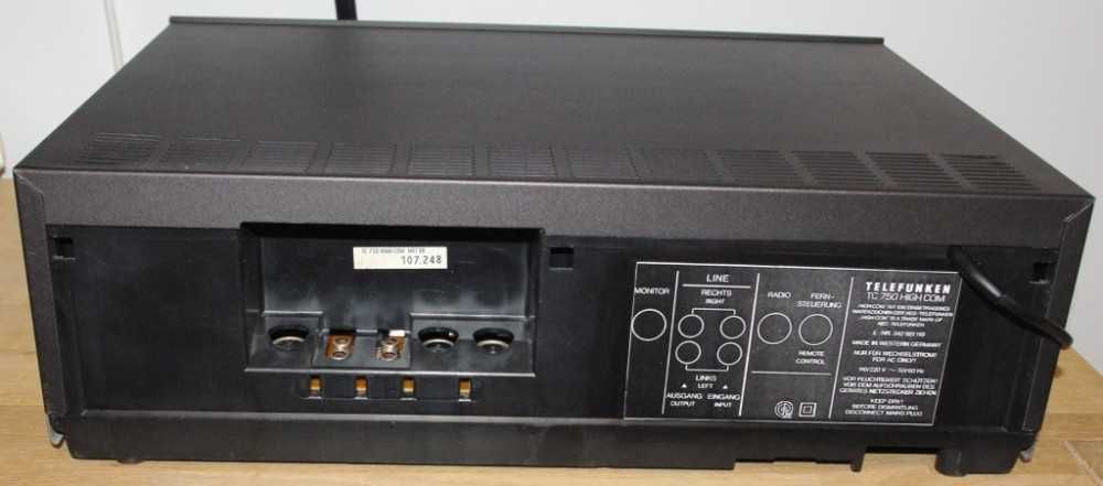 Telefunken TC 750 vintage deck casetofon