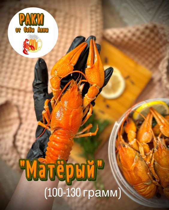 Раки вареные Усть-Каменогорск