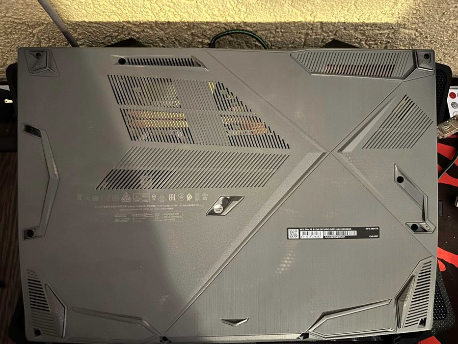 Laptop Gaming MSI Thin 15 – i5-12450H / RTX 4050 6GB / 16GB RAM / SSD 512GB / 144Hz