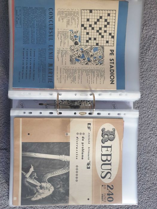 Vand colectie mare revista "Rebus" 1962 - 1973 - 223 numere