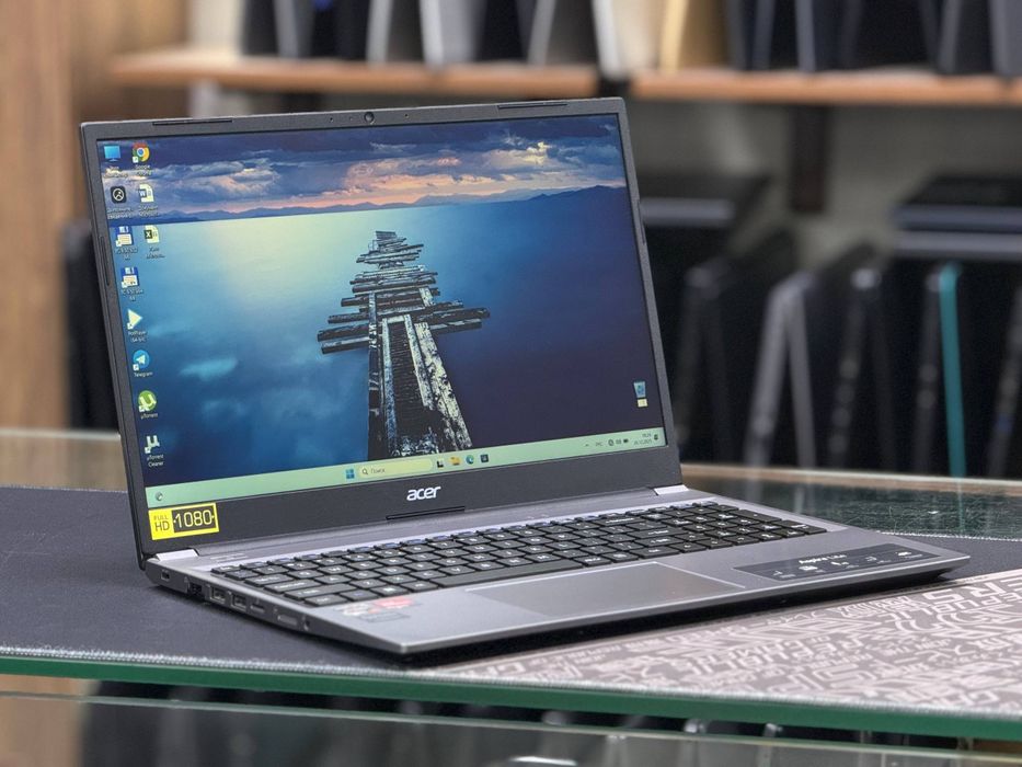 Ноутбук acer Aspire Lite 15 (Core i7 12) AMD Ryzen 7 5700 почти новый
